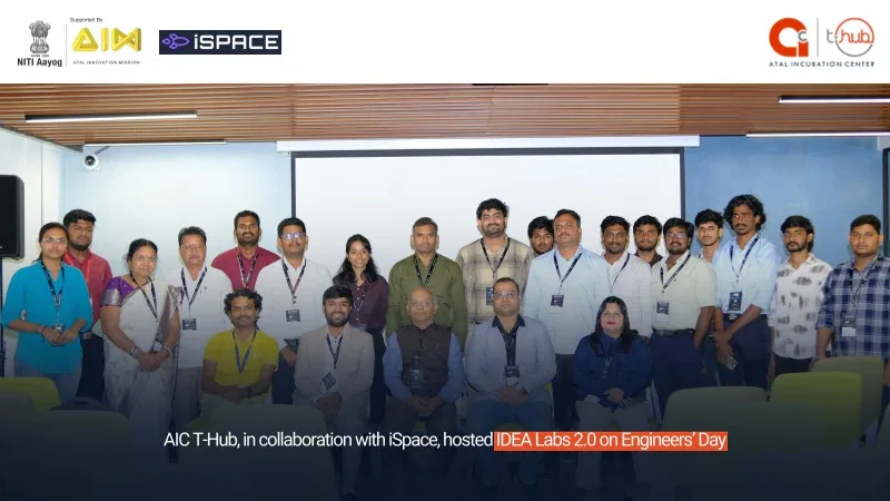 Participants at IDEA Labs 2.0, T-Hub.